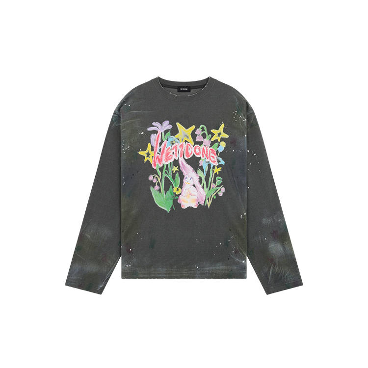 WE11DONE WE11DONE Long Sleeved T Shirt Unisex Gray