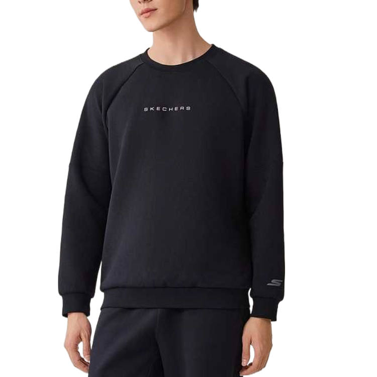 Skechers Sweatshirts Men's Carbon Black/0018 Crew Neck Moderate