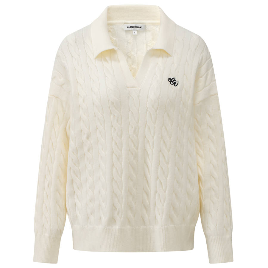 CLIMAX VISION CLIMAX VISION Sweaters Women's Polo Collar Moderate Other