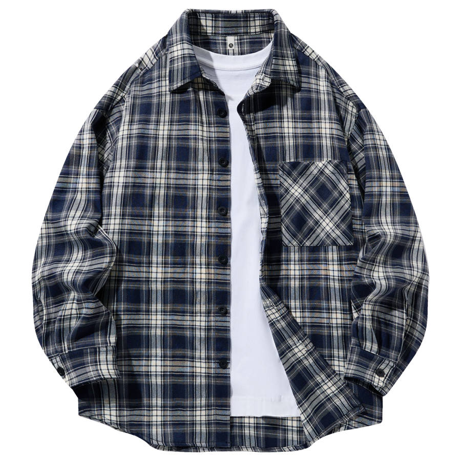 Menblero Shirts Unisex Pointed Collar Moderate Other