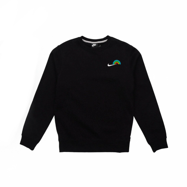 Nike Nike Sweatshirts Men's Black Crew Neck Moderate Regular