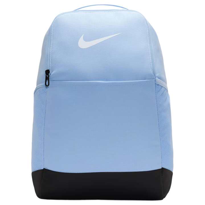 Nike Nike Brasilia Fabric Backpack Regular Unisex Sky Blue & Black & White