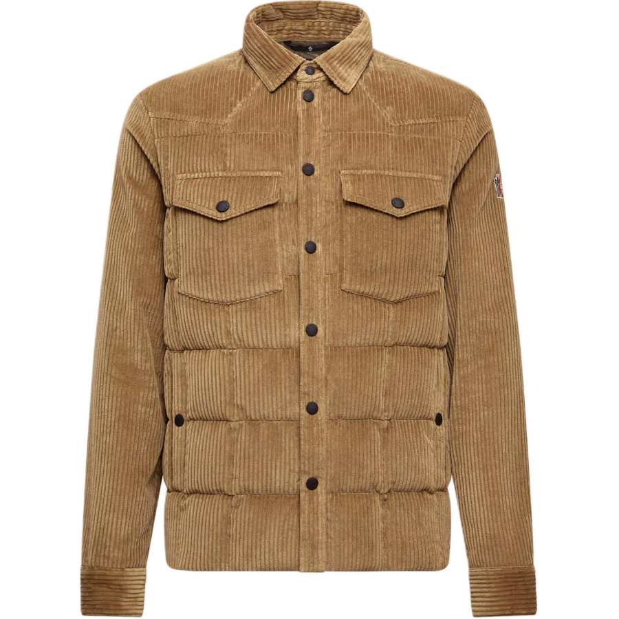 Moncler Grenoble Gelt corduroy padded shirt jacket