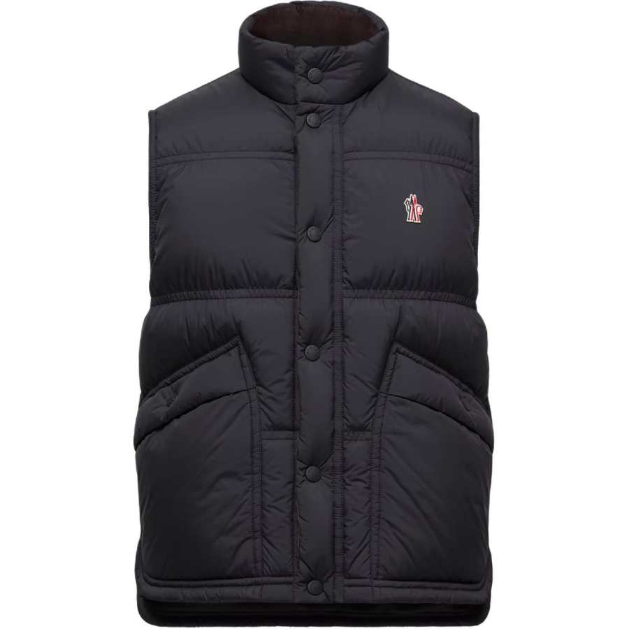 Moncler Grenoble Aul Logo Embroidered Ski Gilet