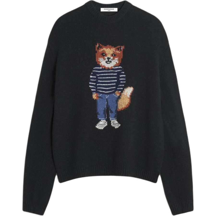 Maison Kitsune Maison Kitsuné Long Sleeve Crewneck Sweatshirt