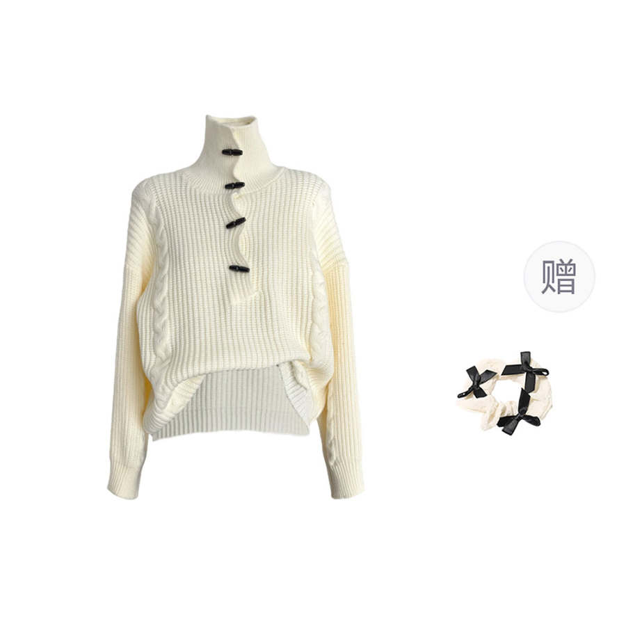 CPAURA Knitwear Women's Turtleneck Moderate Base Layer