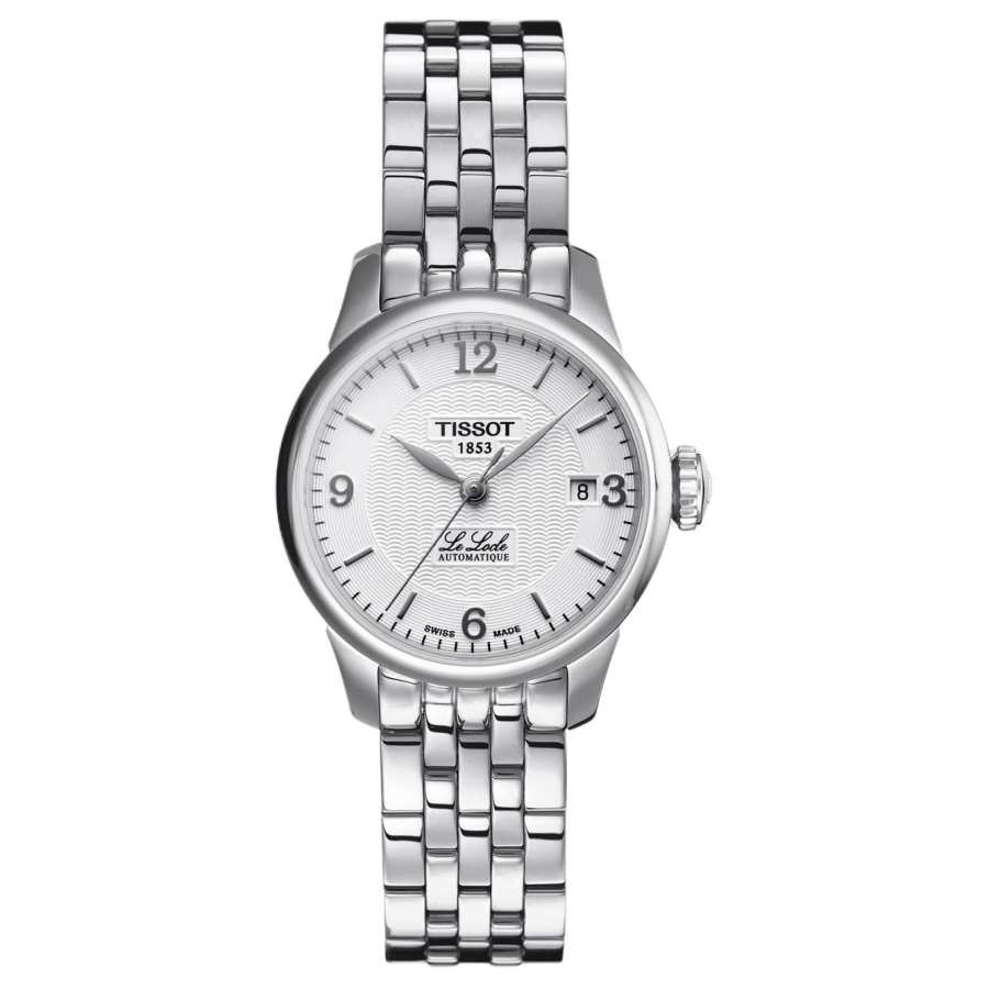 TISSOT Le Locle Collection Automatic Mechanical Movement Women's Watch 25.3mm Silver Dial