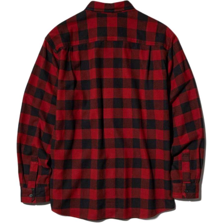 UNIQLO Shirts Unisex Coral Red Lapel Moderate
