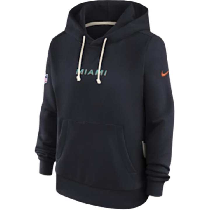 Nike Nike Miami Dolphins Rivalries Collection Sideline Women's Nike Dri-FIT Nfl Pullover Hoodie