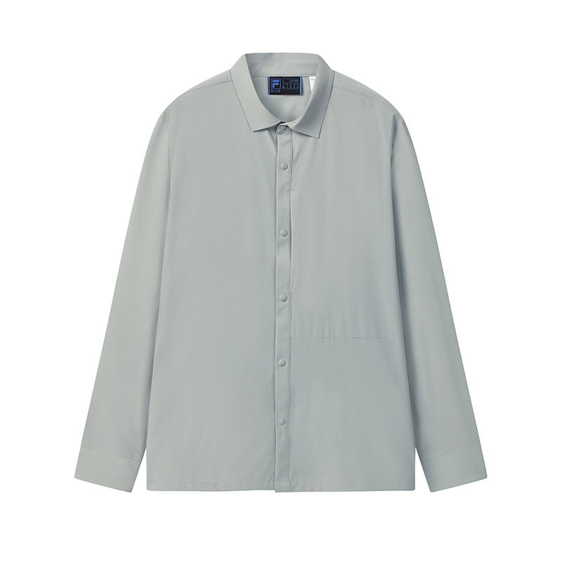 FILA Shirts Men's Cloud Blue Lapel Moderate Other