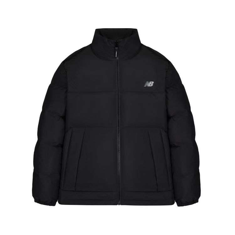 New Balance New Balance Down Jackets Unisex Black Stand Collar Thin
