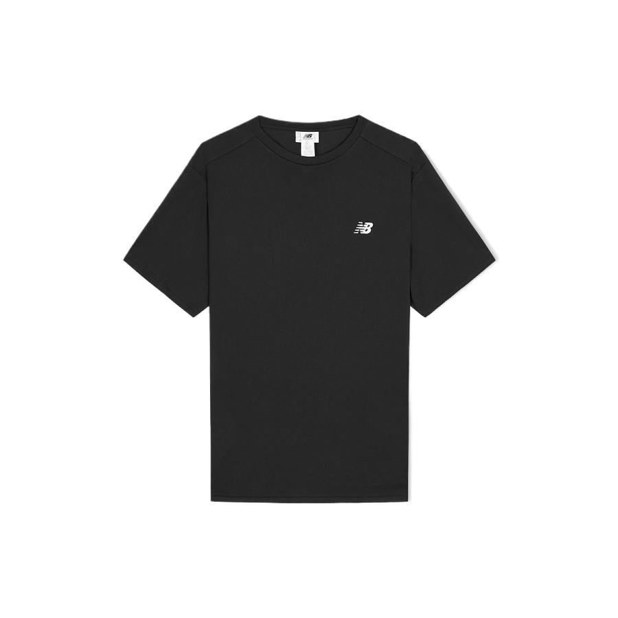 New Balance New Balance T Shirts Men's Black Crew Neck Moderate