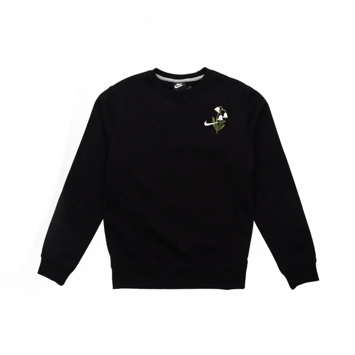 Nike Nike Dri Fit Sweatshirts Men's Black Crew Neck Moderate Regular