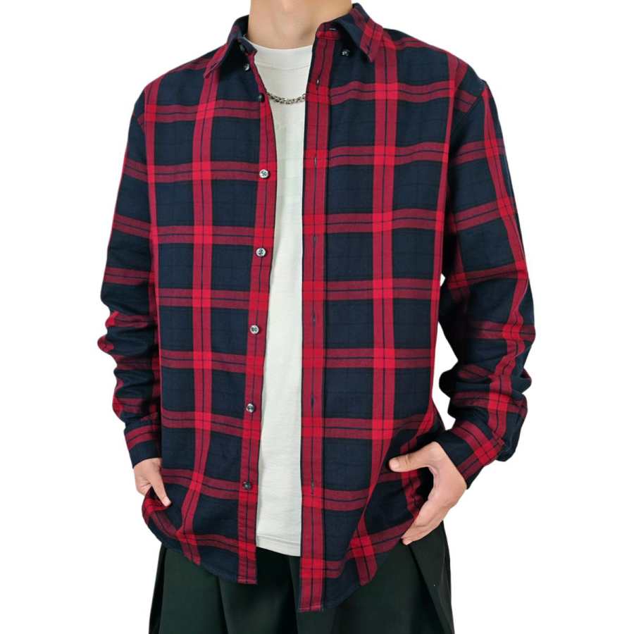 Hodo Shirts Men's Lapel Moderate Other