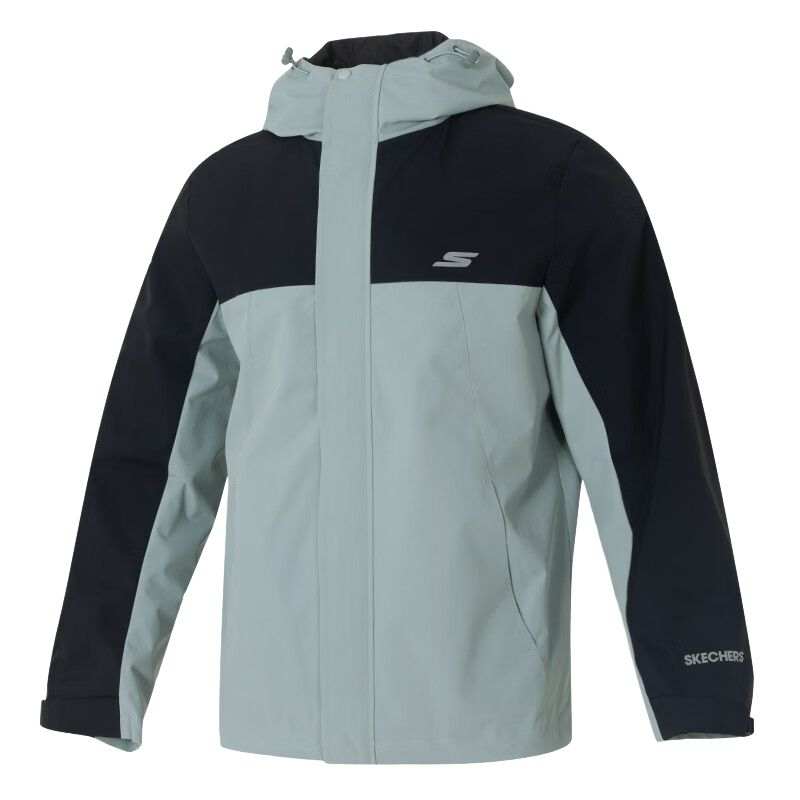 Skechers Jackets Men's Gray Green 06J1 Hooded Moderate Other