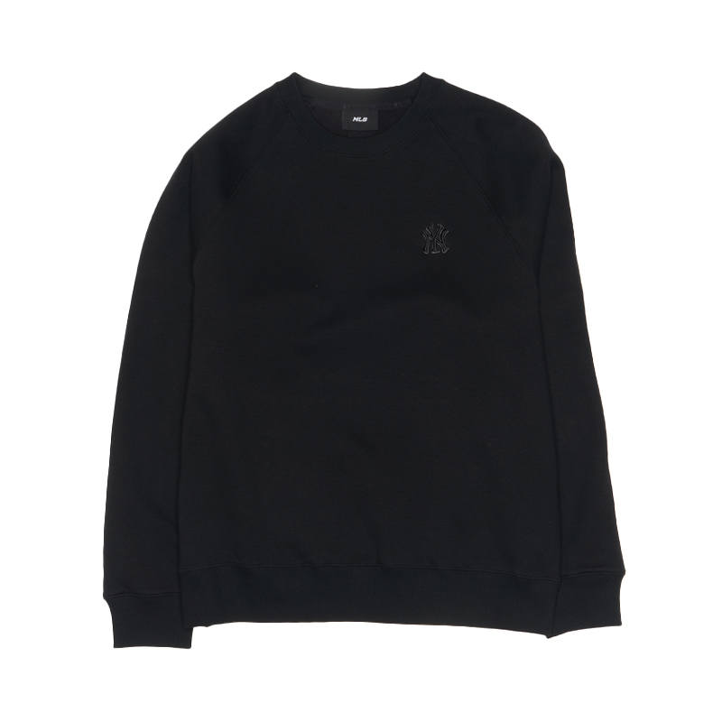 MLB New York Yankees Thermal Loose Fit Fleece Lined Crew Neck Pullover Sweatshirt Unisex