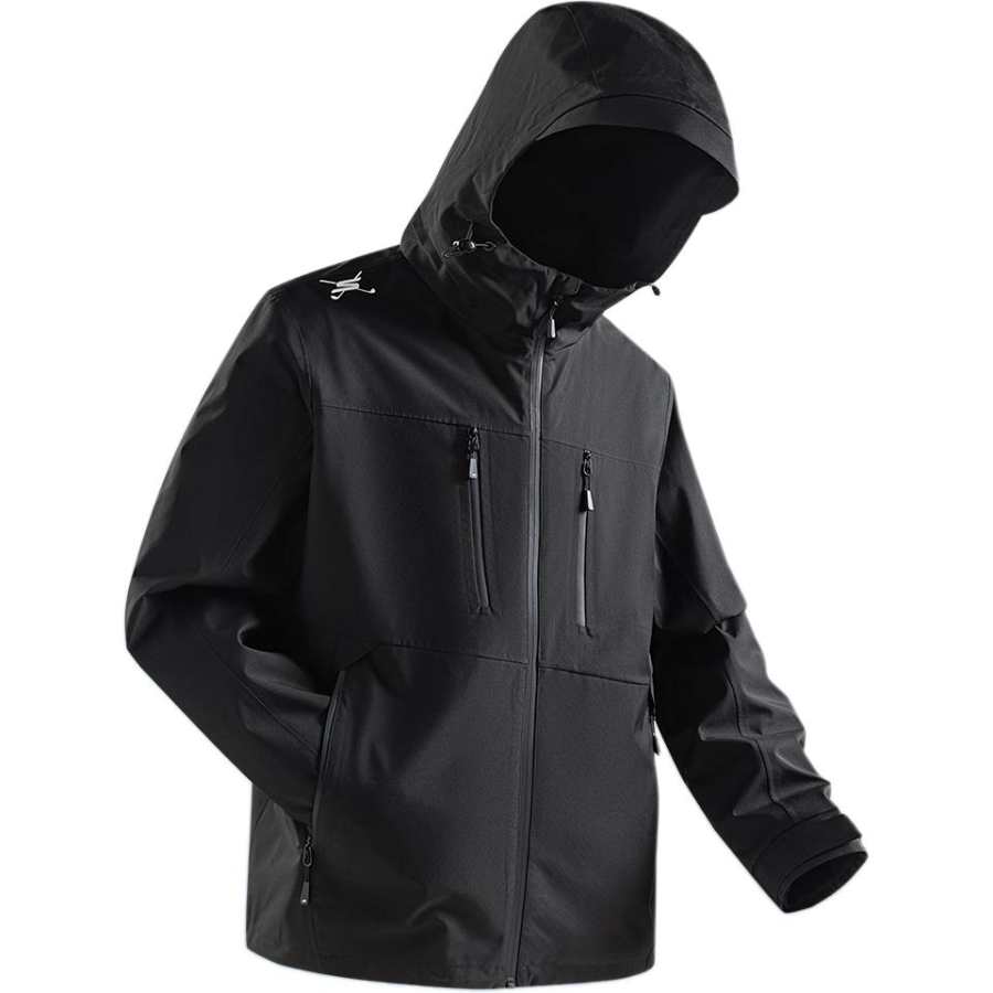 Skechers Jackets Unisex Black Hooded Fleece Lined