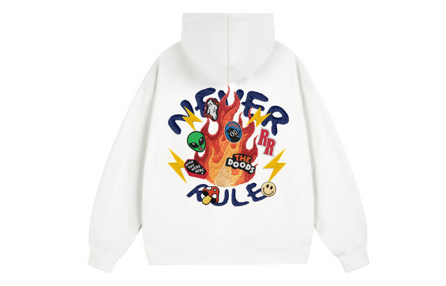 NEVER RULE NEVER RULE Sweatshirts Unisex Hooded Moderate Other