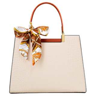 WEINIAO Synthetic Leather Handbag Medium Women's Apricot