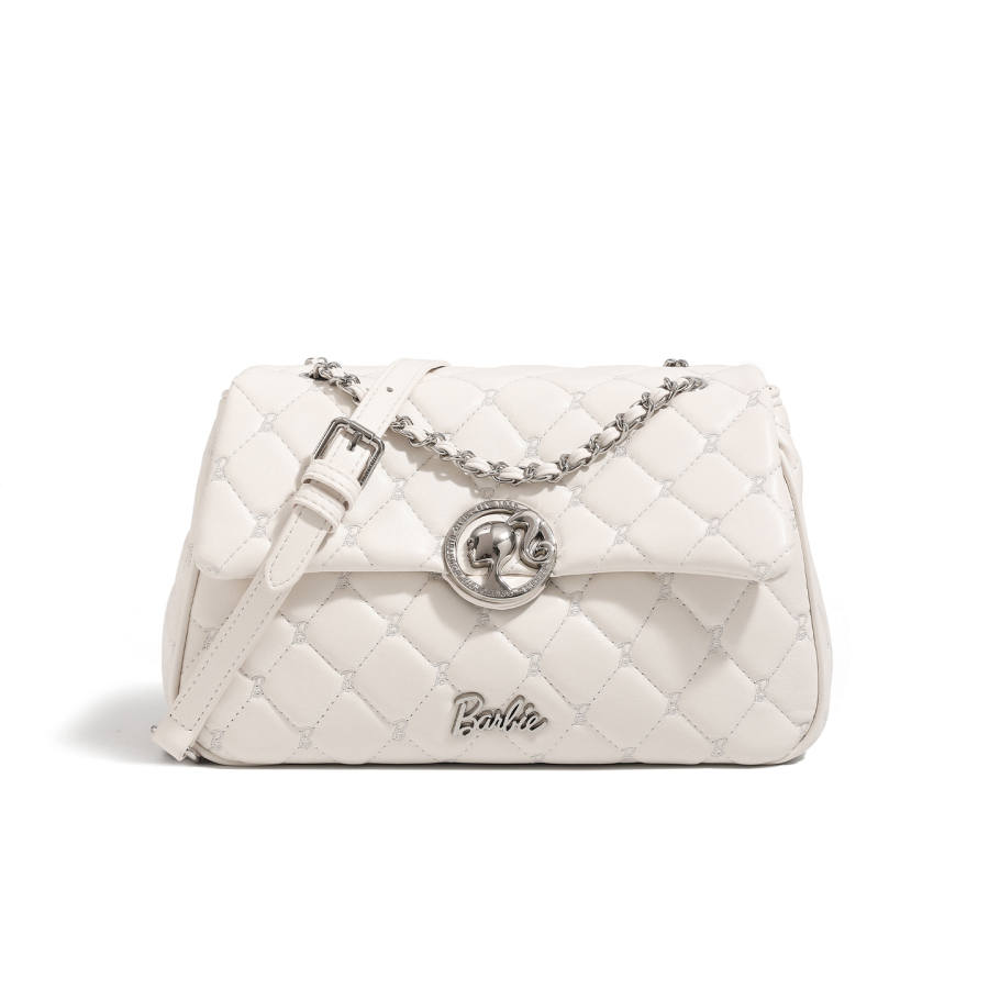 Barbie Synthetic Leather Shoulder Bag Women's Black