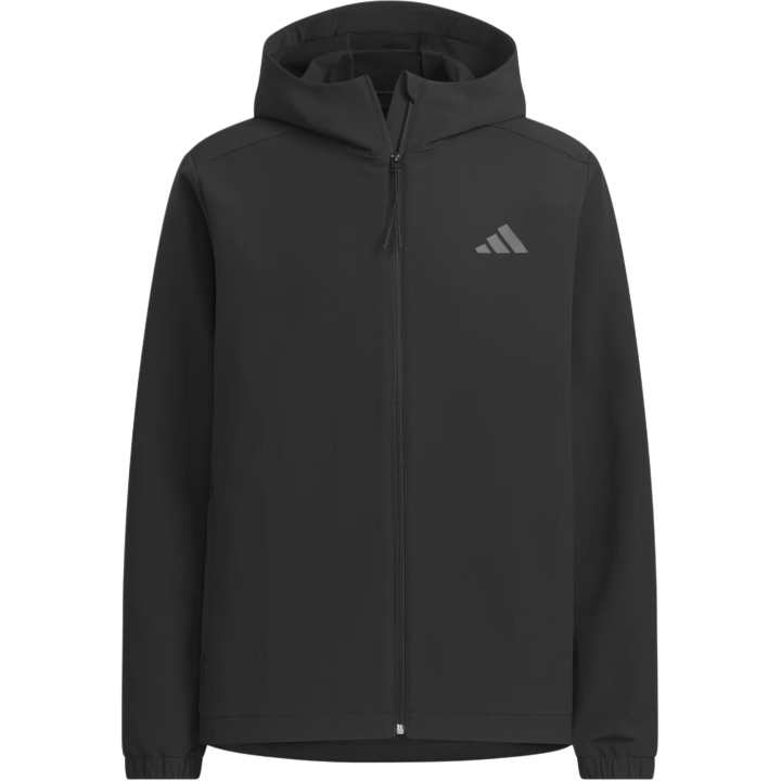 Adidas Adidas Jackets Unisex Black Hooded Non Detachable Moderate