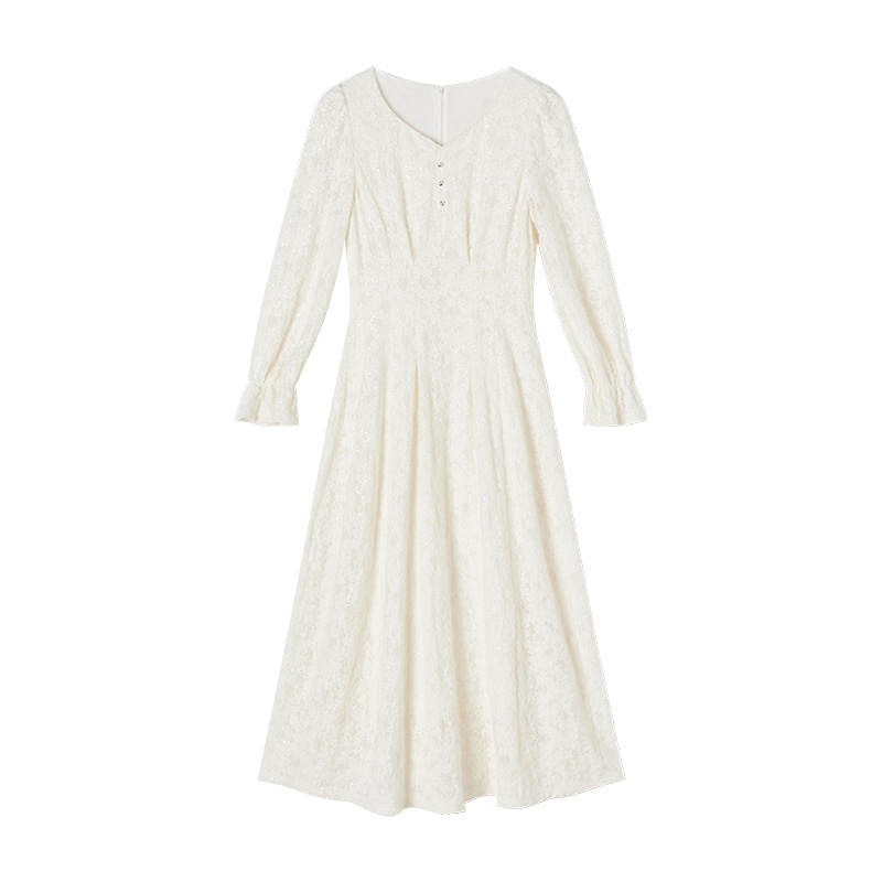 XIANGYING Long Sleeved Dress Women's