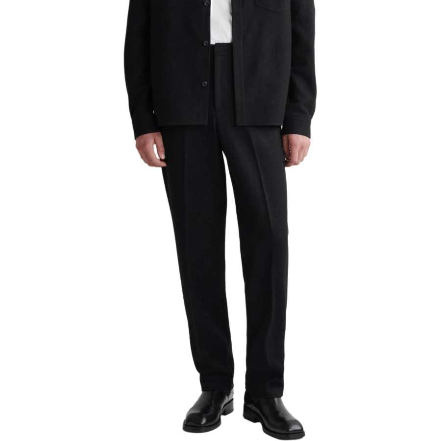 COS Casual Pants Men's Black Moderate Straight Fit Pants