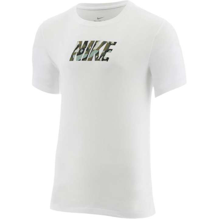 Nike Nike Dri FIT Sport Clash Men's Training T Shirt White T Shirt Men's White