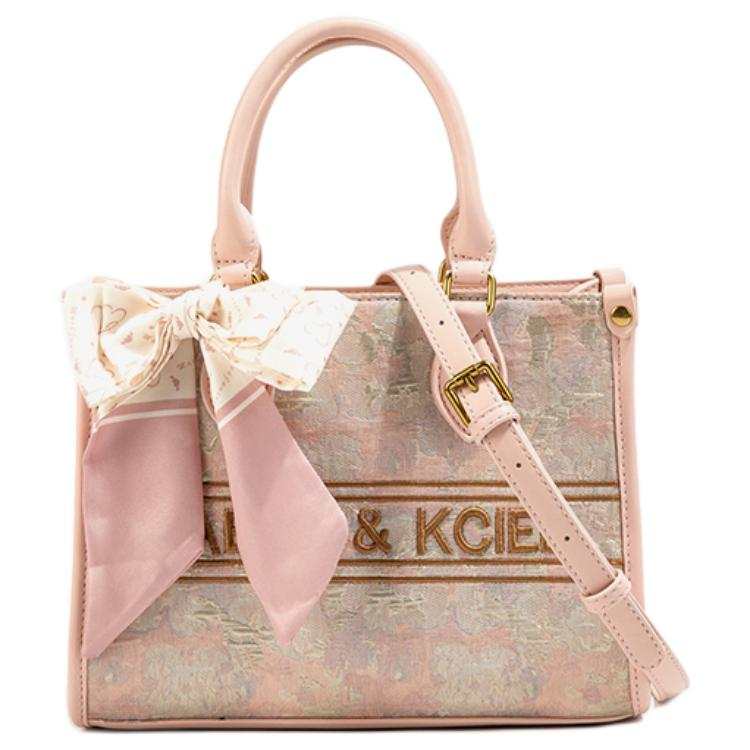 CAEISL&KCIEL Pu Handbag Regular Women's Embroidery Powder