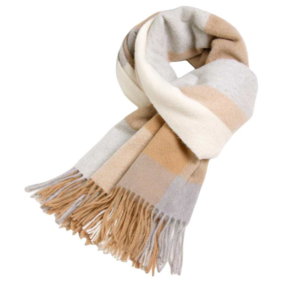 Hodo Red Bean Blend Knit Scarves Unisex