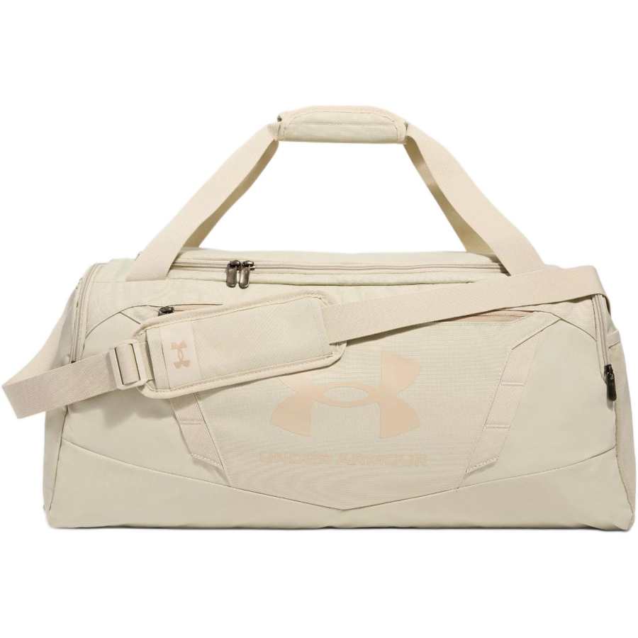 Under Armour Polyester Handbag, Shoulder Bag, Crossbody Bag, Travel Bag Unisex Khaki Gray