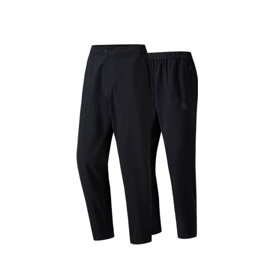 ANTA ANTA Casual Pants Men's Basic Black 4 Moderate Sweatpants