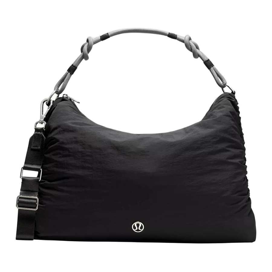 Lululemon Convertible Nylon Handbag Large Unisex Black