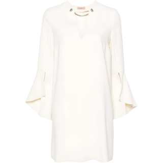 Twinset Chain link Crepe Mini Dress