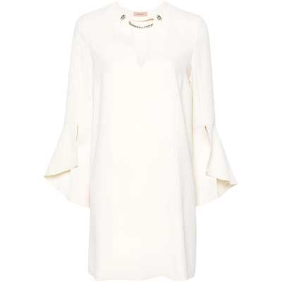 Twinset Chain link Crepe Mini Dress