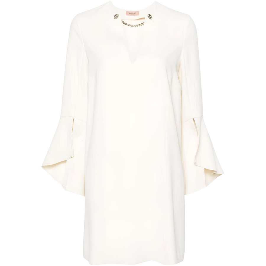 Twinset Chain link Crepe Mini Dress