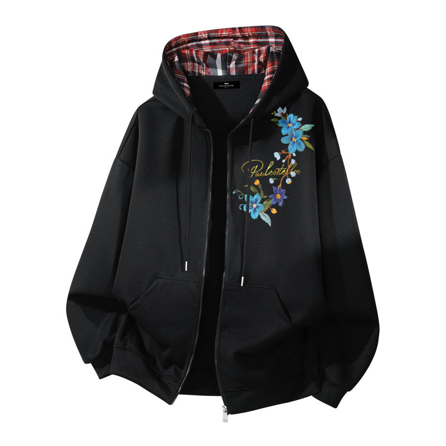 PAUL COSTELLOE Sweatshirts Unisex Hooded Moderate Cardigan
