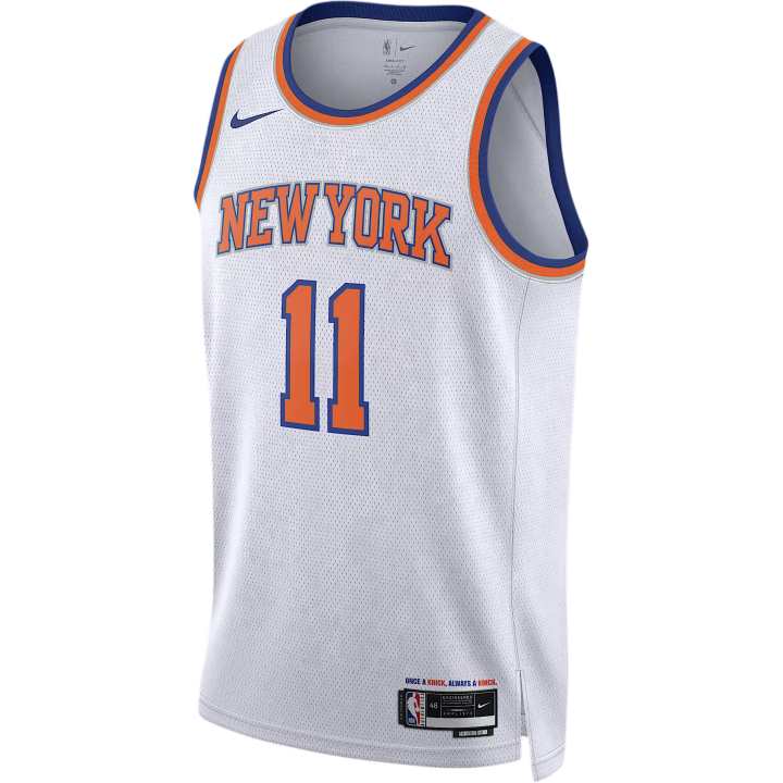 Nike Nike New York Knicks Association Edition 2022/23 Dri FIT Swingman Basketball Jersey Men's