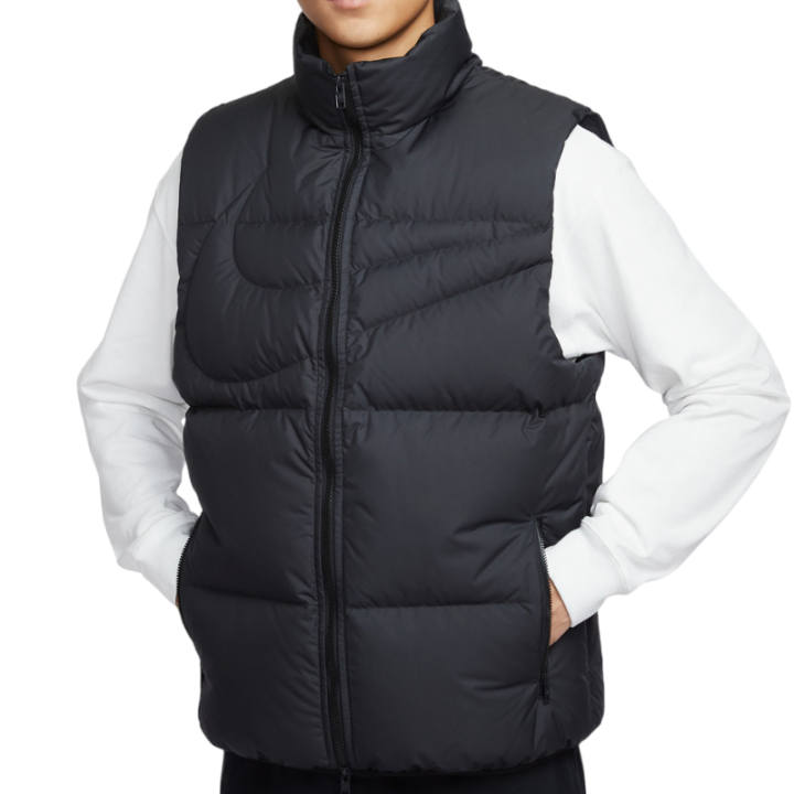 Nike Nike Vests Men's Black Stand Collar Moderate Other
