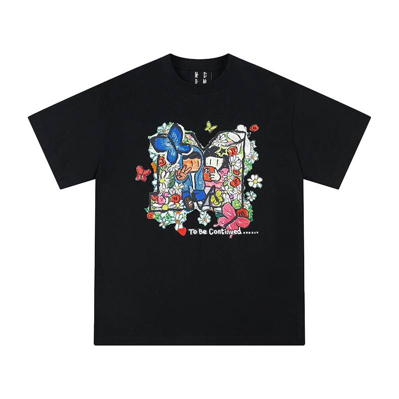 MEDM Newmasus Collaboration T Shirts Unisex Crew Neck Moderate Straight Fit