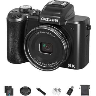 CAIZU C7 Digital Cameras 8K Entry Level Mirrorless Camera With Dual Cameras For Vlogging And Selfie