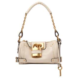 Chloé Chloe Leather Shoulder Bag Regular Women's Ivory White