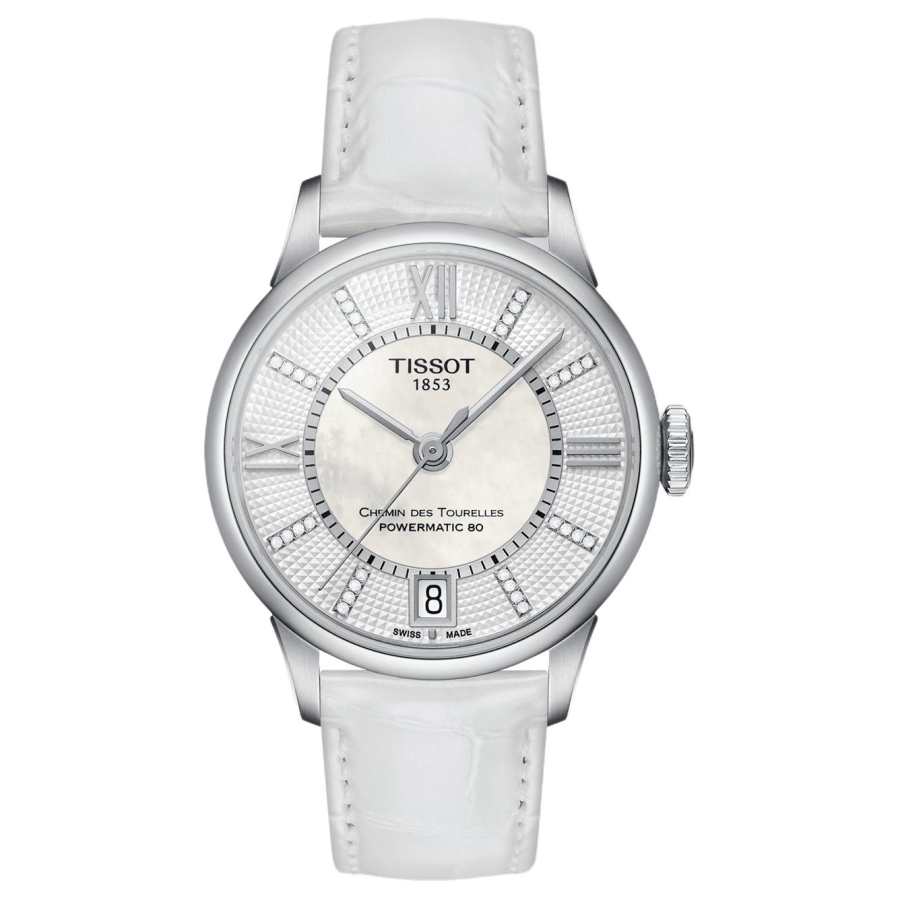 TISSOT Tourelles Collection Automatic Mechanical Movement Women's Watch 32mm White Dial