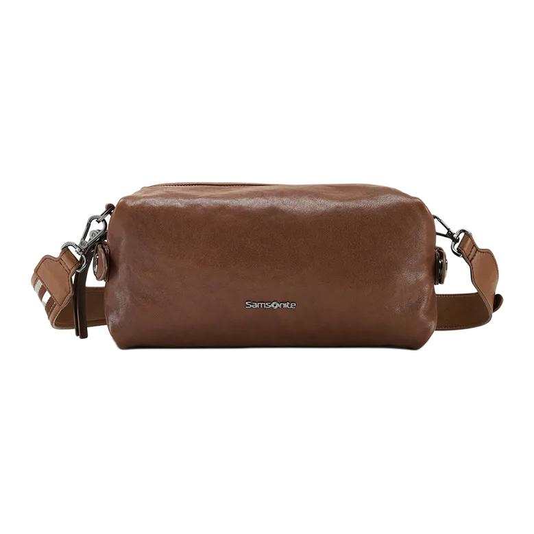Samsonite SAMSONITE Cow Leather Crossbody Bags Men's Brown