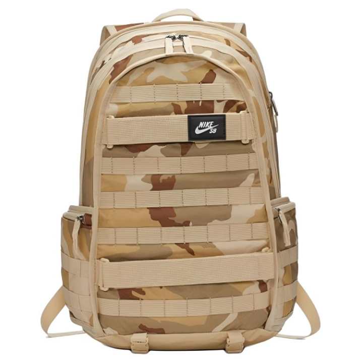 Nike Nike Polyester Backpack Regular Unisex Beige Camouflage