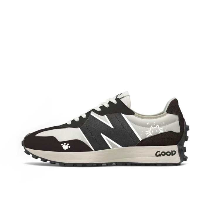 New Balance New Balance NB 327 Breathable Low top Running Shoes Unisex Black White