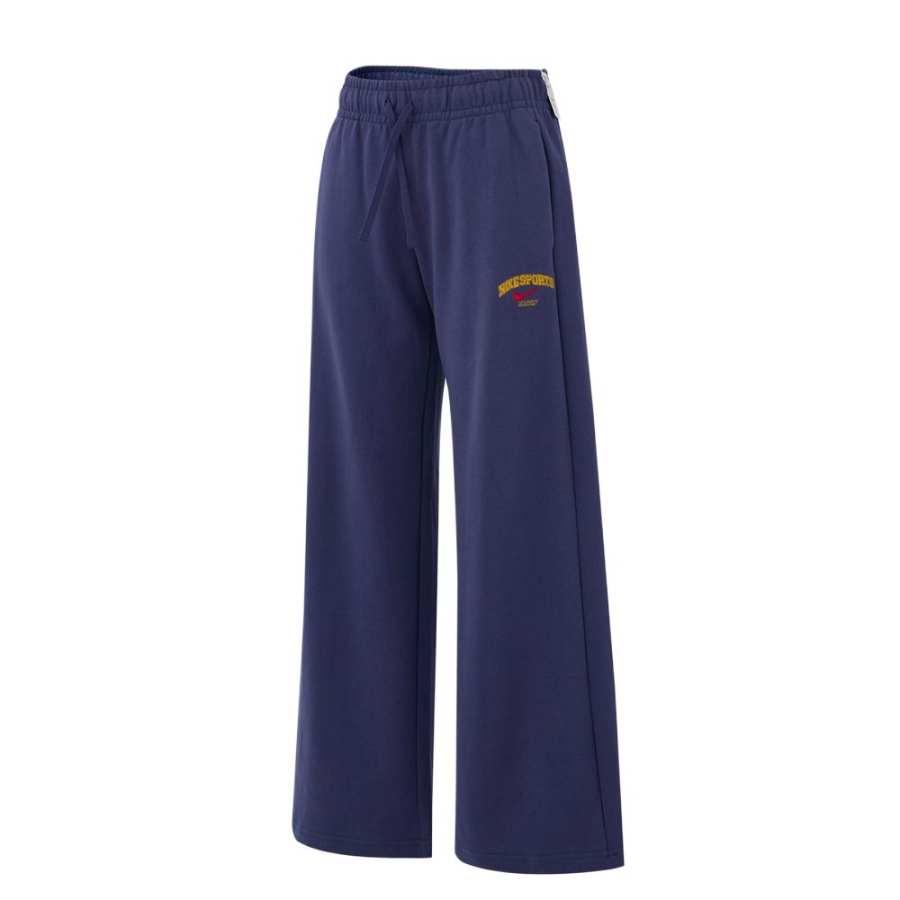 Nike Nike Club NSW FLC PANT WIDE Casual Pants Women's Blue