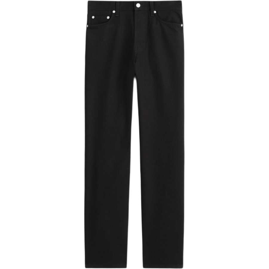 COS Jeans Women's Black Moderate Straight Fit Pants