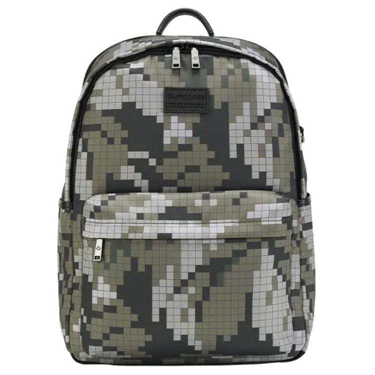 Samsonite SAMSONITE X V&A Collaboration Fabric Backpack Unisex Pixel Green