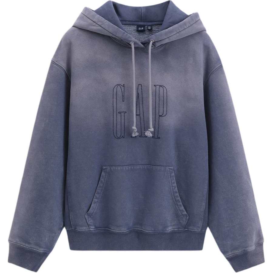 GAP Sweatshirts Women's Marine Blue Hooded Moderate